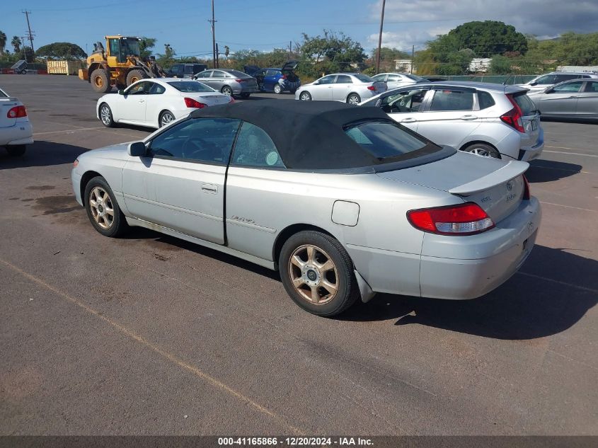 2000 Toyota Camry Solara Sle V6 VIN: 2T1FF28P3YC377364 Lot: 41165866