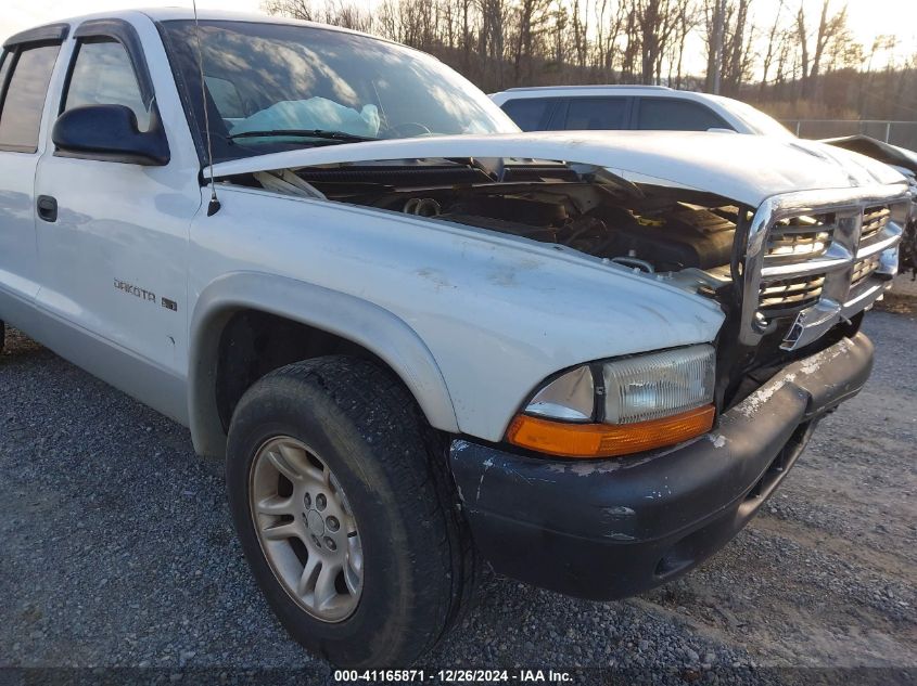 2002 Dodge Dakota Slt VIN: 1B7HL48X02S708551 Lot: 41165871