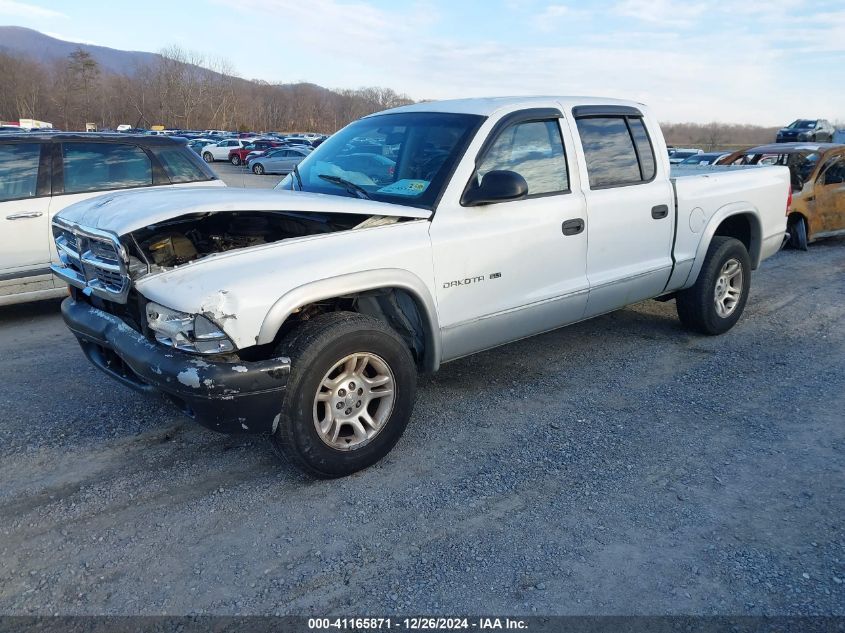 2002 Dodge Dakota Slt VIN: 1B7HL48X02S708551 Lot: 41165871