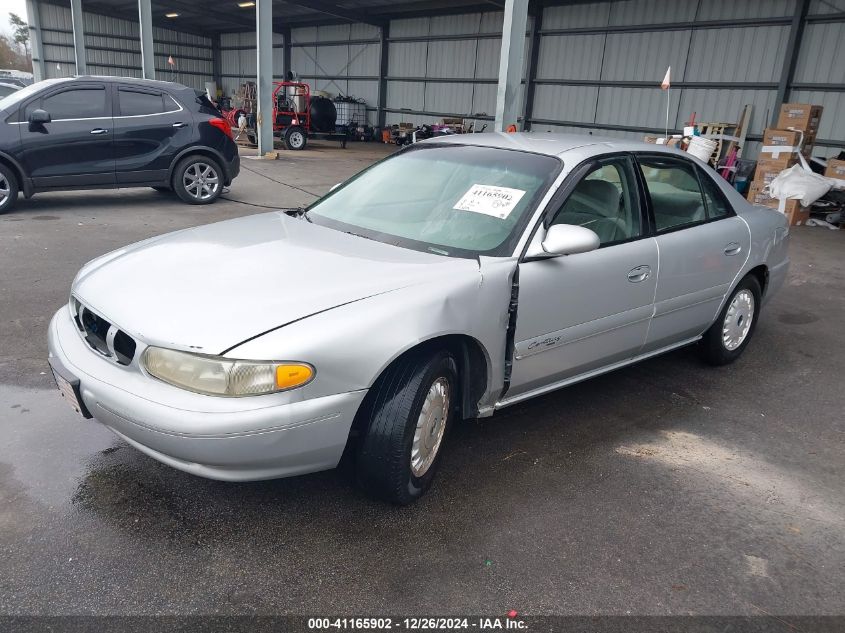 2001 Buick Century Custom VIN: 2G4WS52J411293572 Lot: 41165902