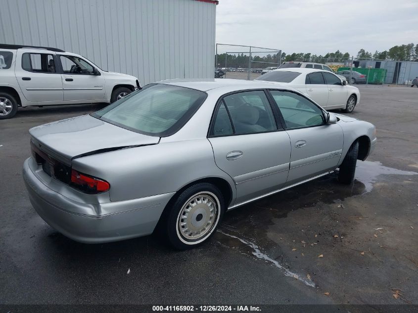 2001 Buick Century Custom VIN: 2G4WS52J411293572 Lot: 41165902