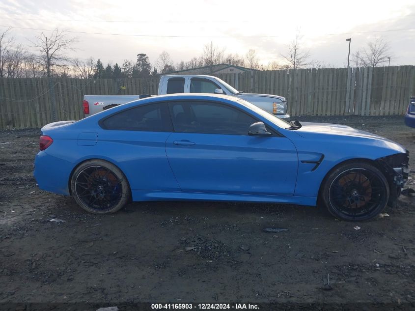 2017 BMW M4 VIN: WBS3R9C57HK709970 Lot: 41165903