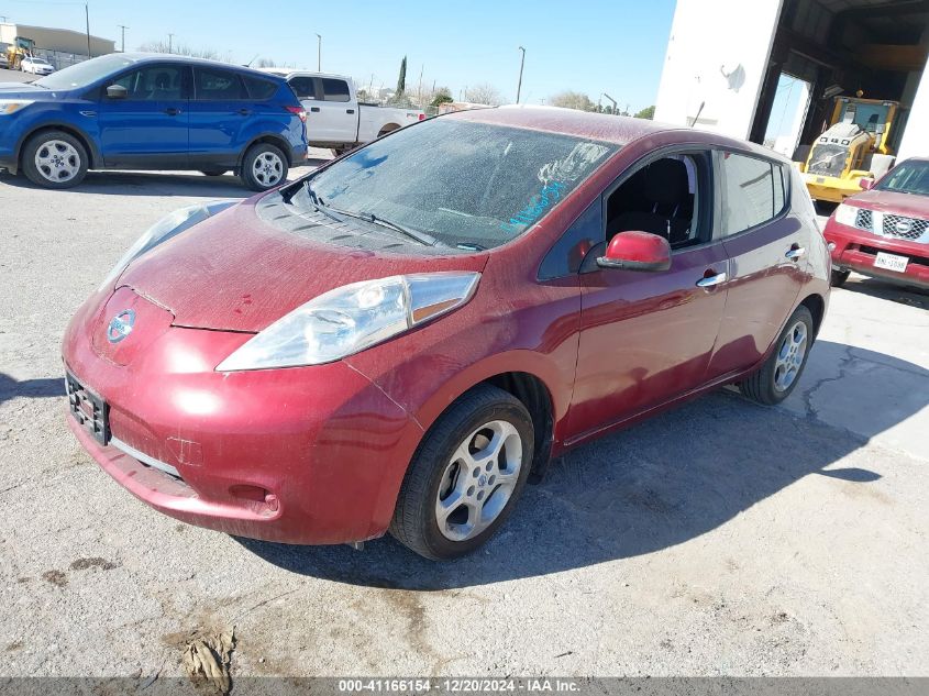 2013 Nissan Leaf S VIN: 1N4AZ0CP0DC416126 Lot: 41166154