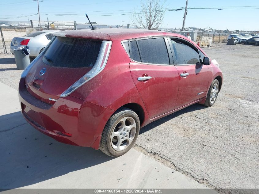 2013 Nissan Leaf S VIN: 1N4AZ0CP0DC416126 Lot: 41166154