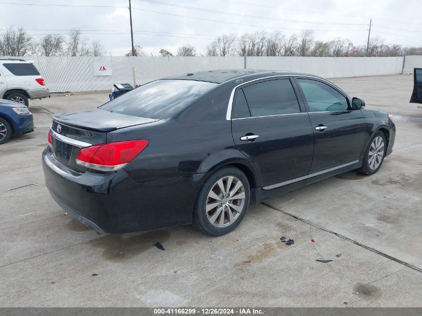 2011 Toyota Avalon Limited VIN: 4T1BK3DB3BU418284 Lot: 41166299