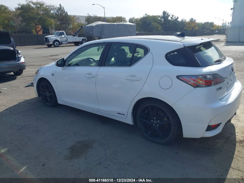 2015 Lexus Ct 200H VIN: JTHKD5BHXF2249690 Lot: 41166310