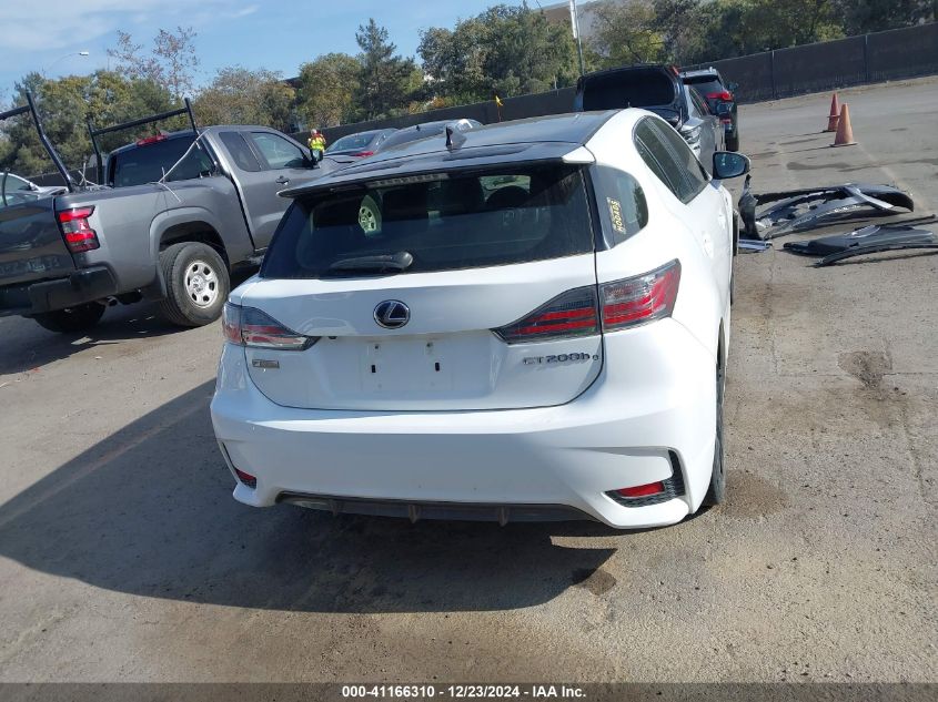 2015 Lexus Ct 200H VIN: JTHKD5BHXF2249690 Lot: 41166310