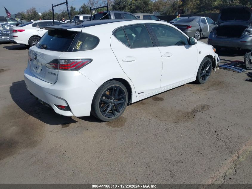 2015 Lexus Ct 200H VIN: JTHKD5BHXF2249690 Lot: 41166310