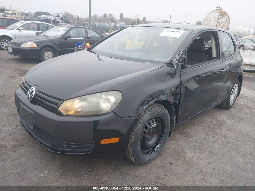 2010 Volkswagen Golf 2-Door VIN: WVWBB7AJ4AW362866 Lot: 41166354