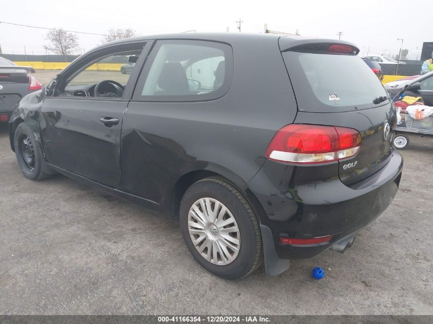 2010 Volkswagen Golf 2-Door VIN: WVWBB7AJ4AW362866 Lot: 41166354