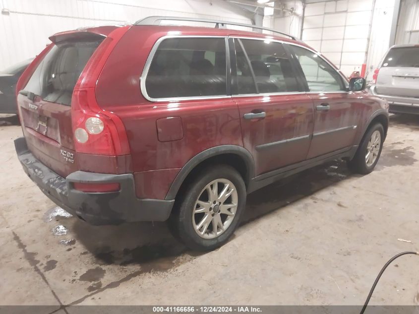 2004 Volvo Xc90 T6 VIN: YV1CZ91H241070377 Lot: 41166656