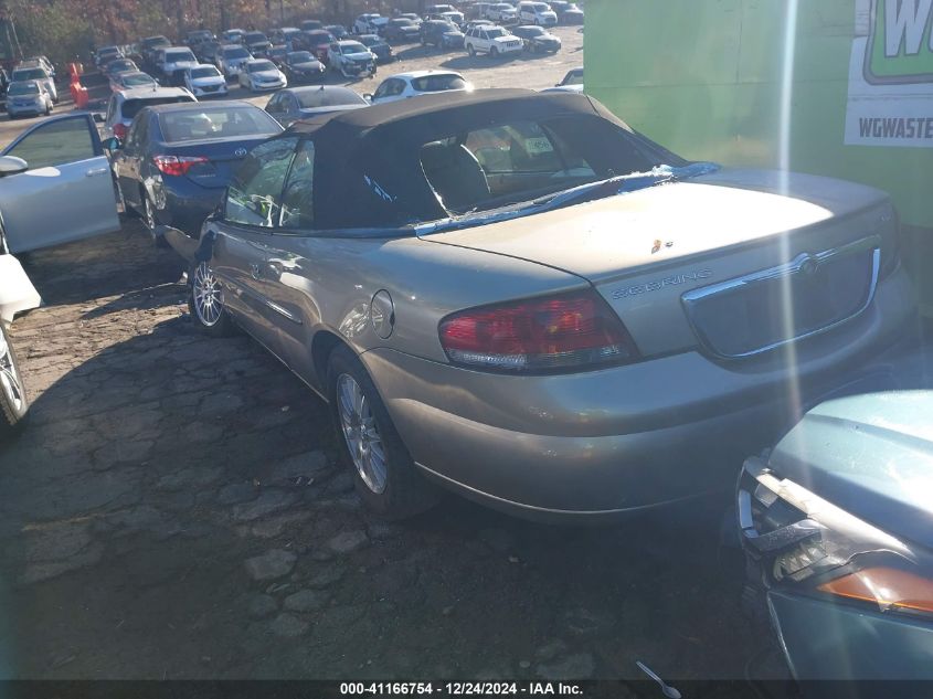 2002 Chrysler Sebring Lxi VIN: 1C3EL55R42N171460 Lot: 41166754