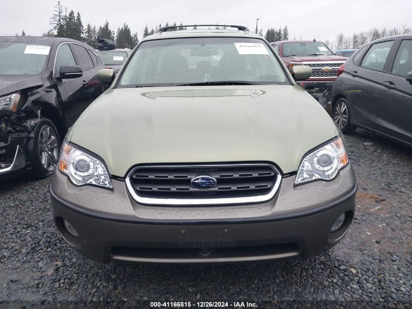 2006 Subaru Outback 2.5I Limited VIN: 4S4BP62C267311889 Lot: 41166815