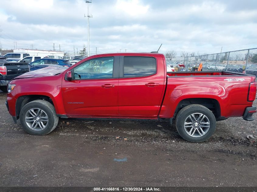 2022 Chevrolet Colorado VIN: 1GCGTBEN0N1116712 Lot: 41166816