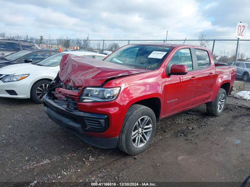 2022 Chevrolet Colorado VIN: 1GCGTBEN0N1116712 Lot: 41166816