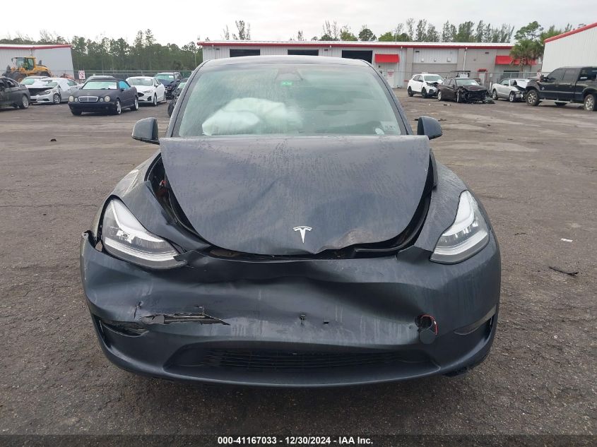 2023 Tesla Model Y Awd/Long Range Dual Motor All-Wheel Drive VIN: 7SAYGDEE2PA044183 Lot: 41167033