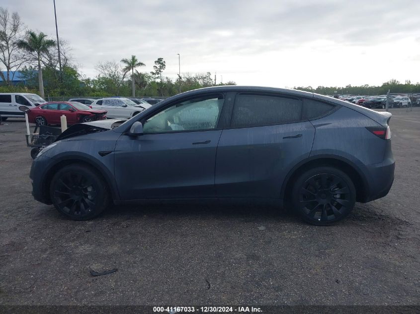 2023 Tesla Model Y Awd/Long Range Dual Motor All-Wheel Drive VIN: 7SAYGDEE2PA044183 Lot: 41167033