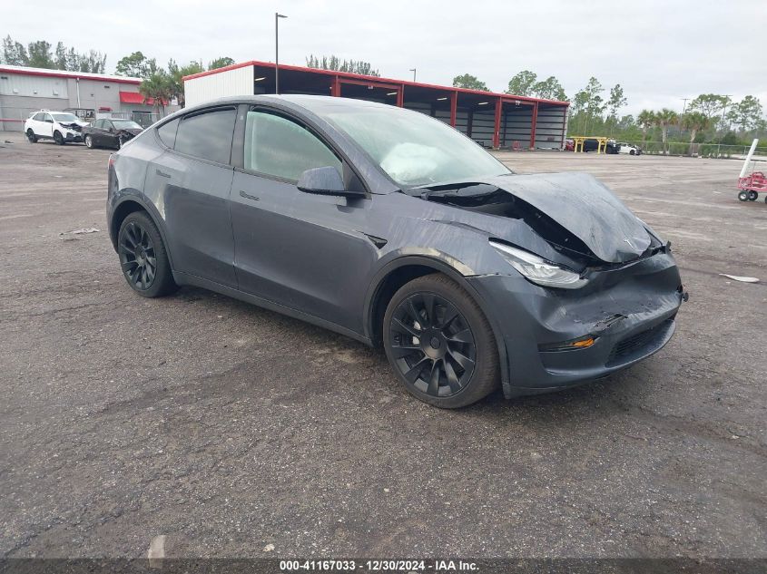 2023 Tesla Model Y Awd/Long Range Dual Motor All-Wheel Drive VIN: 7SAYGDEE2PA044183 Lot: 41167033