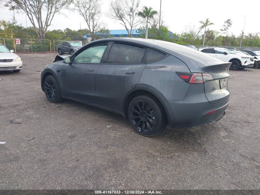 2023 Tesla Model Y Awd/Long Range Dual Motor All-Wheel Drive VIN: 7SAYGDEE2PA044183 Lot: 41167033