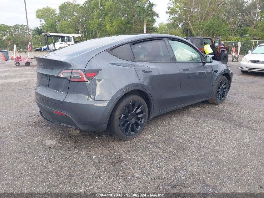 2023 Tesla Model Y Awd/Long Range Dual Motor All-Wheel Drive VIN: 7SAYGDEE2PA044183 Lot: 41167033