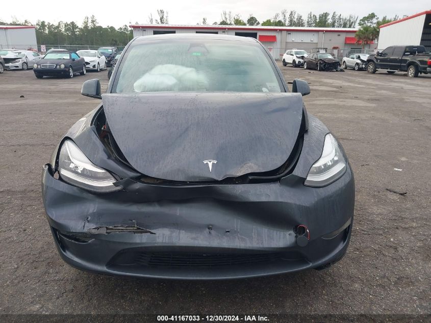 2023 Tesla Model Y Awd/Long Range Dual Motor All-Wheel Drive VIN: 7SAYGDEE2PA044183 Lot: 41167033