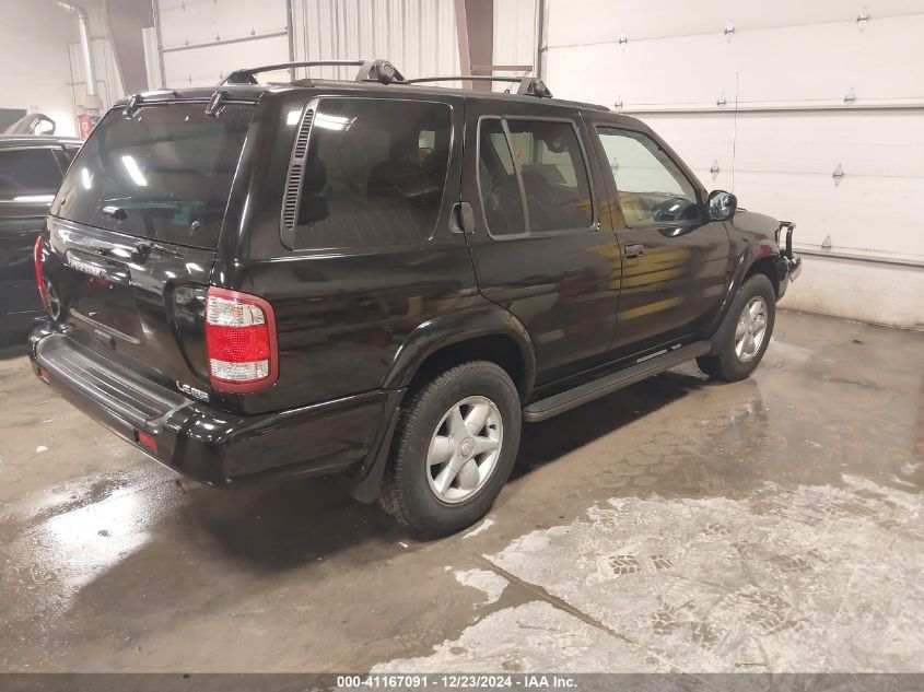 2001 Nissan Pathfinder Le VIN: JN8DR07Y11W503834 Lot: 41167091