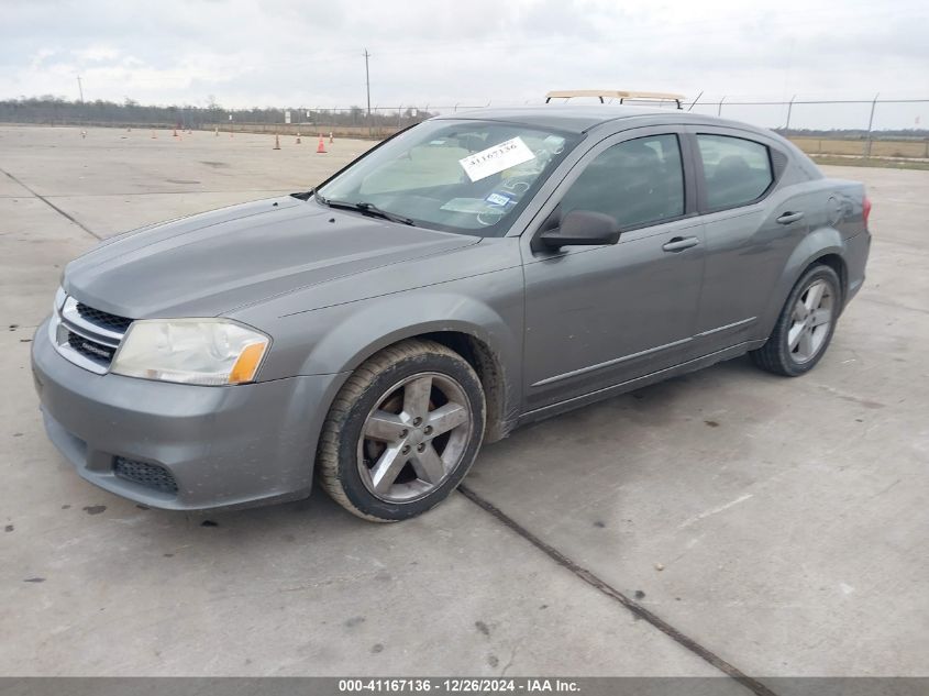 2012 Dodge Avenger Se VIN: 1C3CDZAB2CN153996 Lot: 41167136