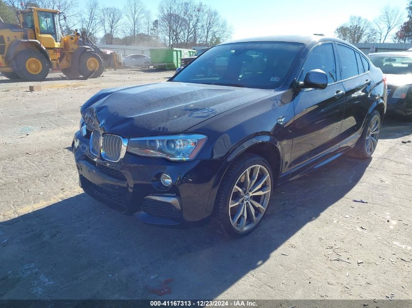 2017 BMW X4 M40I VIN: 5UXXW7C35H0U26126 Lot: 41167313