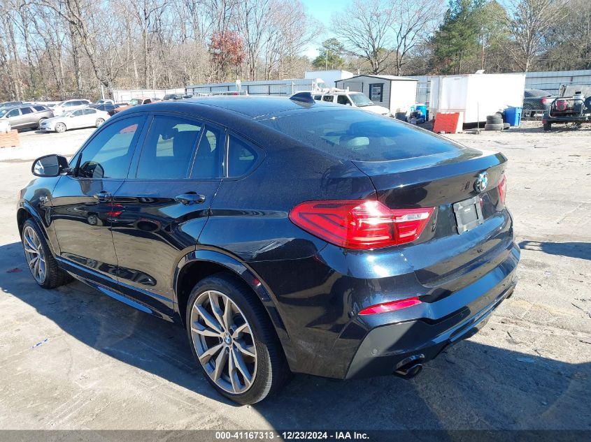 2017 BMW X4 M40I VIN: 5UXXW7C35H0U26126 Lot: 41167313