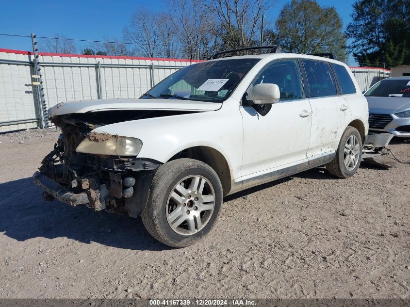 2005 Volkswagen Touareg V8 VIN: WVGZM77L15D032276 Lot: 41167339