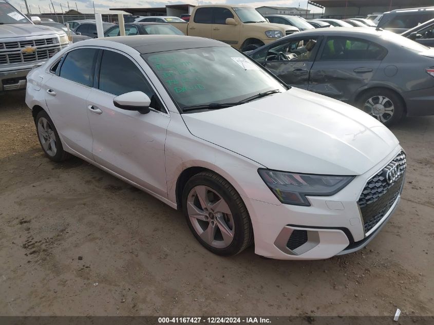 2022 Audi A3 Premium 40 Tfsi Front-Wheel Drive S Tronic VIN: WAUAUDGY1NA047256 Lot: 41167427