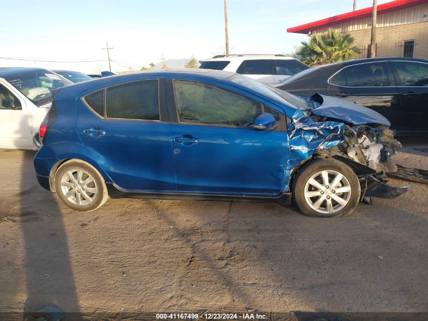 2017 Toyota Prius C Three VIN: JTDKDTB38H1596325 Lot: 41167499