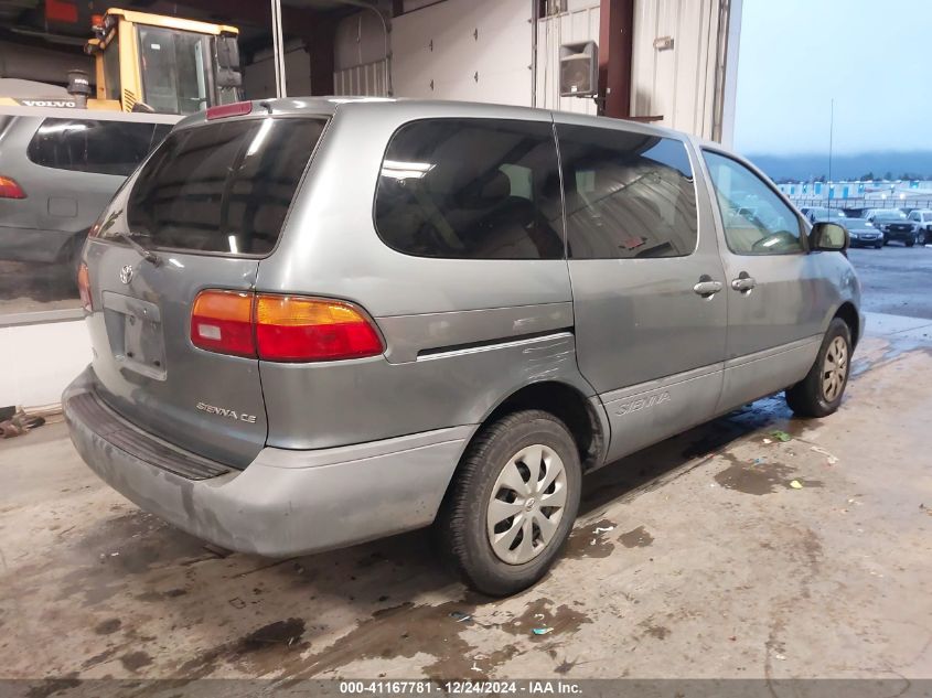 1999 Toyota Sienna Ce VIN: 4T3GF19C5XU139787 Lot: 41167781