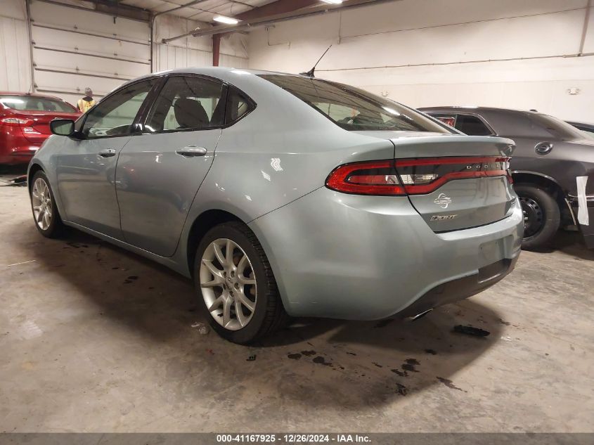 2013 Dodge Dart Sxt VIN: 1C3CDFBA3DD314335 Lot: 41167925