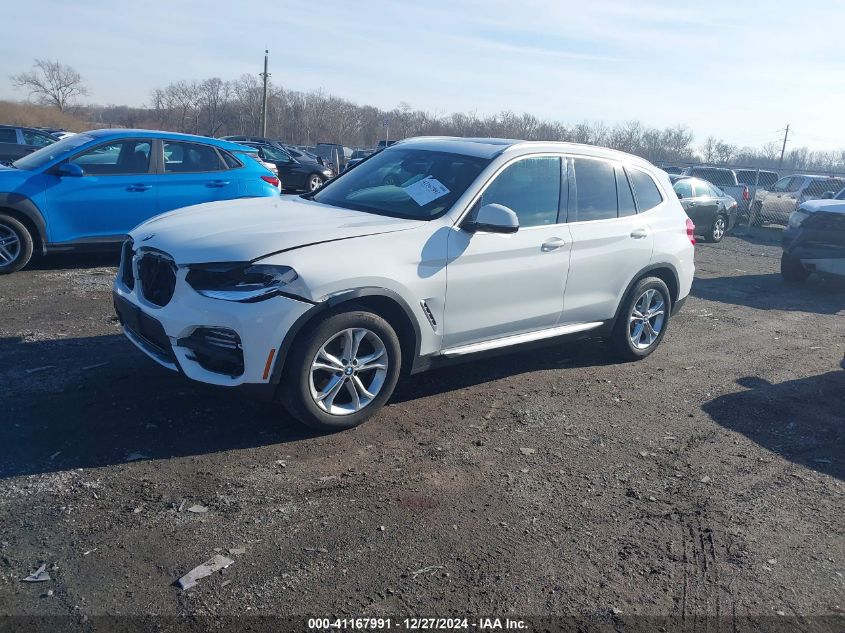 2020 BMW X3 xDrive30I VIN: 5UXTY5C04L9C98701 Lot: 41167991