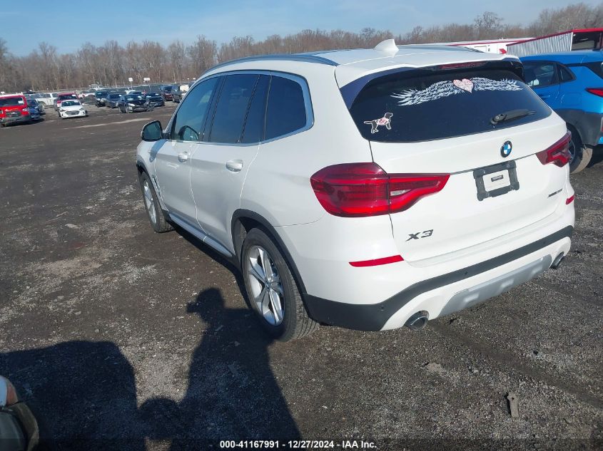 2020 BMW X3 xDrive30I VIN: 5UXTY5C04L9C98701 Lot: 41167991