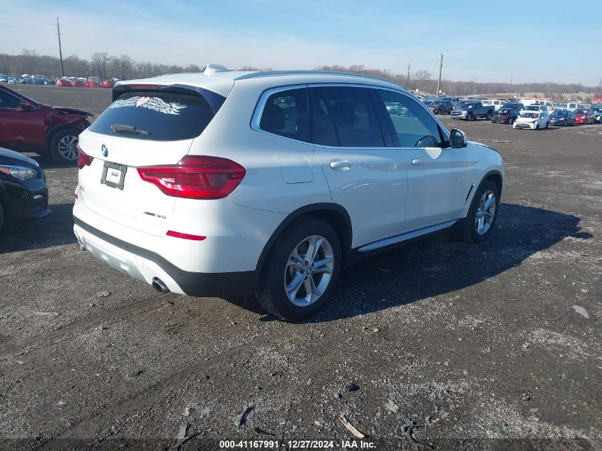 2020 BMW X3 xDrive30I VIN: 5UXTY5C04L9C98701 Lot: 41167991