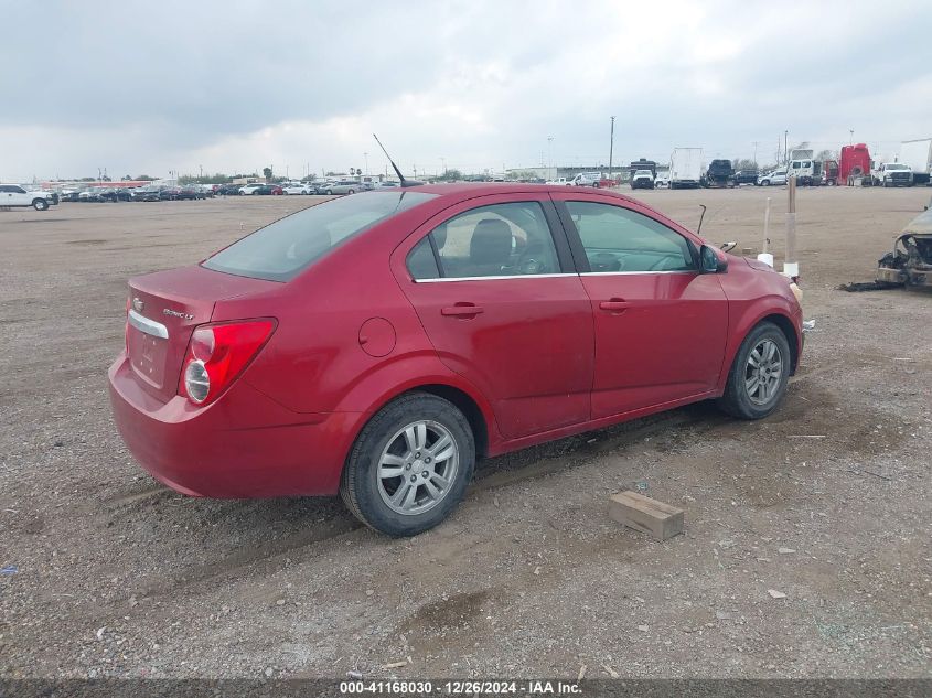 2014 Chevrolet Sonic Lt Auto VIN: 1G1JC5SH3E4204215 Lot: 41168030