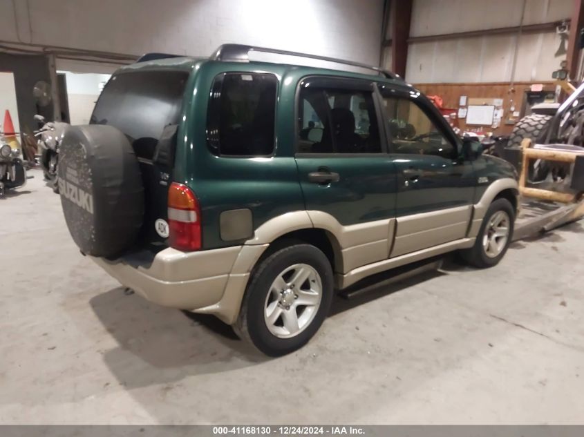 2003 Suzuki Grand Vitara Jlx/Limited VIN: JS3TD62V634105931 Lot: 41168130