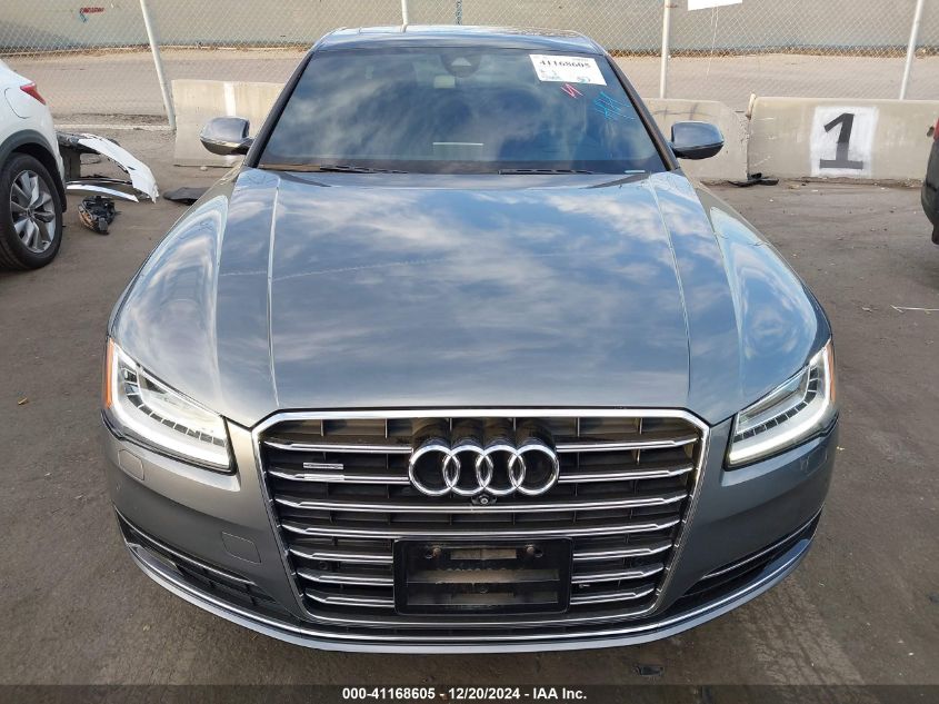 2016 Audi A8 L 3.0T VIN: WAU34AFD1GN020818 Lot: 41168605