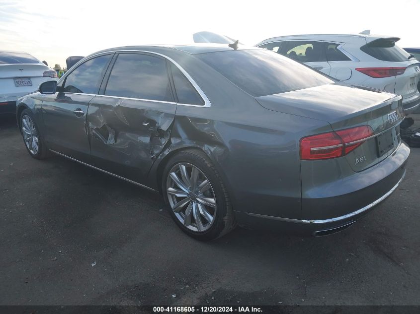 2016 Audi A8 L 3.0T VIN: WAU34AFD1GN020818 Lot: 41168605