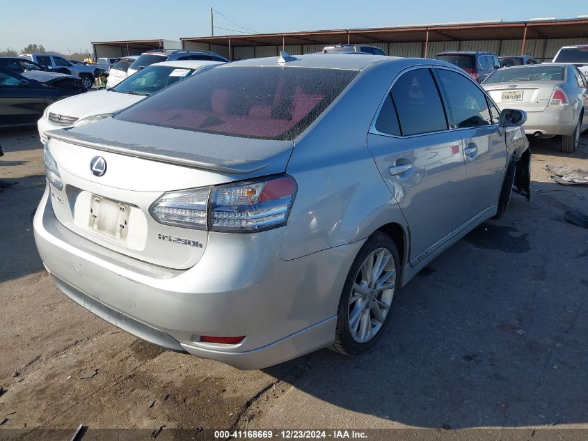 2010 Lexus Hs Premium VIN: JTHBB1BA0A2021420 Lot: 41168669