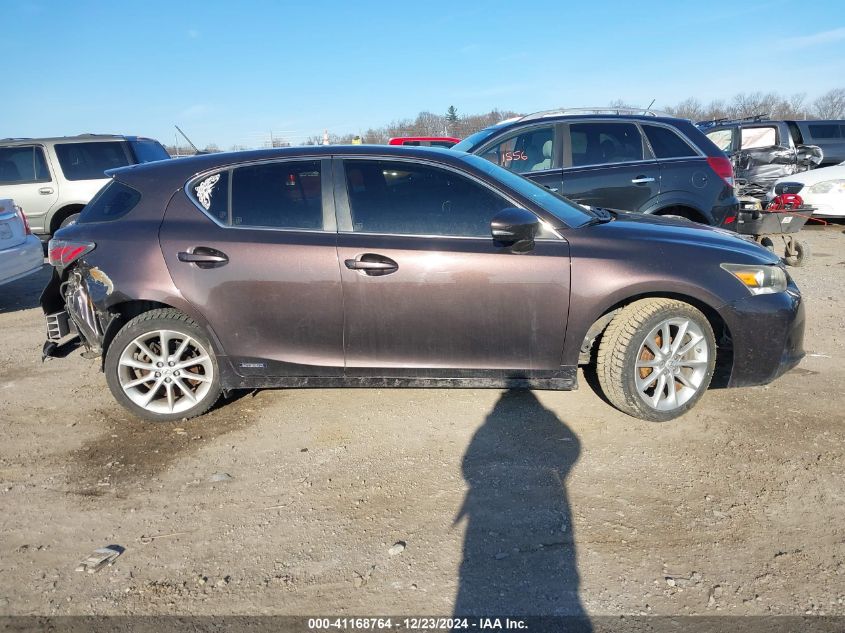 2012 Lexus Ct 200H Premium VIN: JTHKD5BH0C2057741 Lot: 41168764