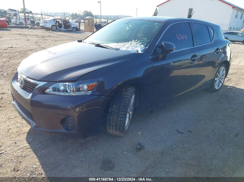 2012 Lexus Ct 200H Premium VIN: JTHKD5BH0C2057741 Lot: 41168764