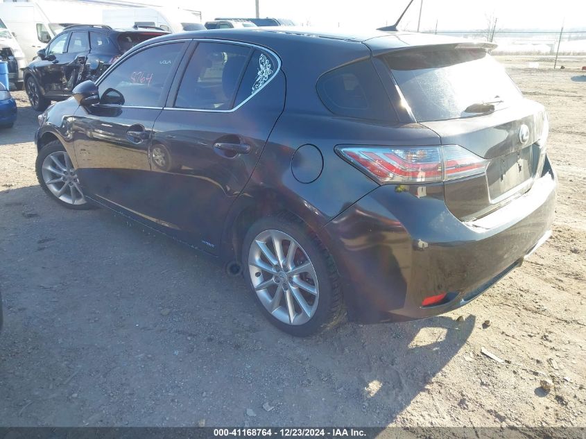 2012 Lexus Ct 200H Premium VIN: JTHKD5BH0C2057741 Lot: 41168764