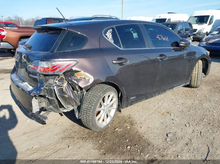 2012 Lexus Ct 200H Premium VIN: JTHKD5BH0C2057741 Lot: 41168764