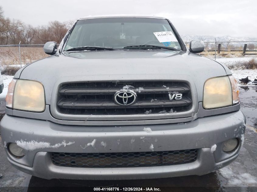 2003 Toyota Sequoia Sr5 V8 VIN: 5TDBT44A63S169838 Lot: 41168776