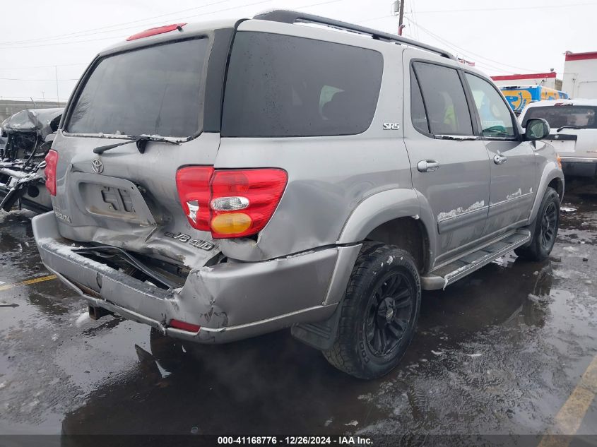 2003 Toyota Sequoia Sr5 V8 VIN: 5TDBT44A63S169838 Lot: 41168776