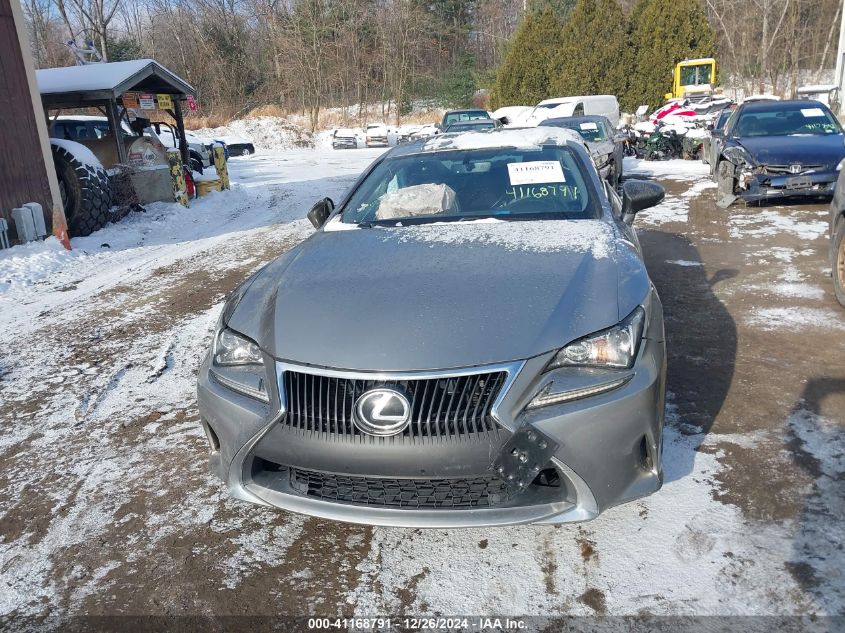 2015 Lexus Rc VIN: JTHSE5BCXF5002167 Lot: 41168791