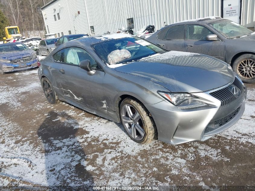 2015 Lexus Rc VIN: JTHSE5BCXF5002167 Lot: 41168791